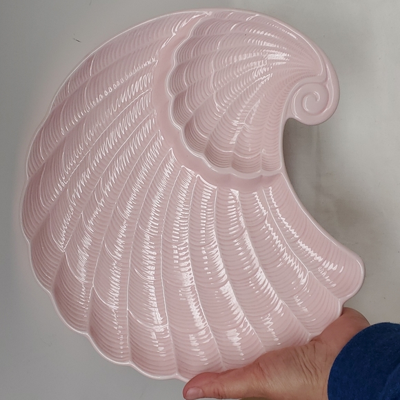 Vintage 1983 Shafford Original pink shell-shaped serving dish Made in Japan - Picture 8 of 8